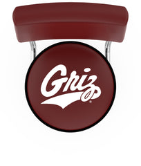 University of Montana Grizzlies L7C4 Chrome Retro 25" or 30" Bar Stool