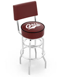 University of Montana Grizzlies L7C4 Chrome Retro 25" or 30" Bar Stool
