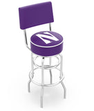 Northwestern Wildcats L7C4 Bar Stool | Northwestern Wildcats L7C4 Counter Stool