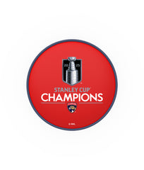 Florida Panthers 2025 Stanley Cup Champions L8B1 Backless Bar Stool | Florida Panthers 2025 Stanley Cup NHL Backless Counter Bar Stool