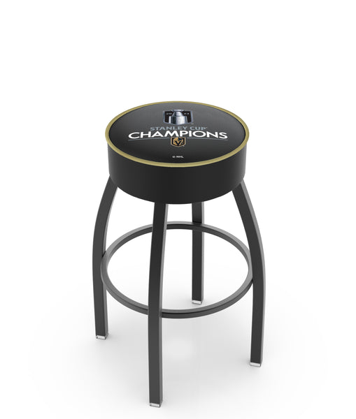Las Vegas Golden Knights 2023 Stanley Cup Champions L8B1 Backless Bar Stool | Vegas Golden Knights Stanley Cup NHL Backless Counter Bar Stool