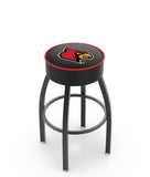 University of Louisville L8B1 Backless Bar Stool | University of Louisville Backless Counter Bar Stool