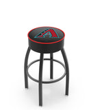 Arizona Diamondbacks L8B1 Backless MLB Bar Stool | Arizona Diamondbacks Major League Baseball Team Backless Counter Bar Stool