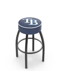 Tampa Bay Rays L8B1 Backless MLB Bar Stool | Tampa Bay Rays Major League Baseball Team Backless Counter Bar Stool