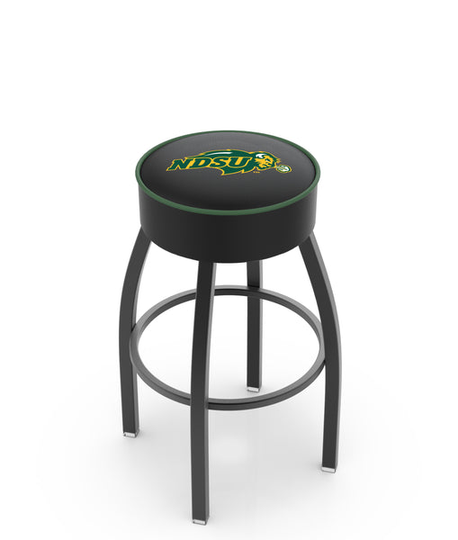 North Dakota State University (Black) L8B1 Backless Bar Stool | North Dakota State University (Black) Backless Counter Bar Stool