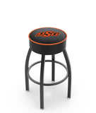 Oklahoma State University L8B1 Backless Bar Stool | Oklahoma State University Backless Counter Bar Stool