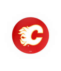 Calgary Flames L8B2B Backless Bar Stool | Calgary Flames Backless Counter Bar Stool