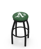 Oakland Athletics L8B2B Backless Bar Stool | Oakland Athletics Backless Counter Bar Stool