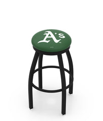 Oakland Athletics L8B2B Backless Bar Stool | Oakland Athletics Backless Counter Bar Stool