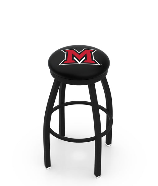 Miami University RedHawks L8B2B Backless Bar Stool | Miami University RedHawks Backless Counter Bar Stool