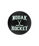 North Dakota Fighting Hawks Nodak Hockey L8B2B Backless Bar Stool | North Dakota Fighting Hawks Backless Counter Bar Stool
