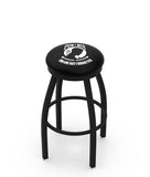 U.S. POW/MIA L8B2B Backless Bar Stool | United States Military POW/MIA Backless Counter Bar Stool