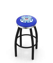 U.S. Coast Guard L8B2C Backless Bar Stool | United States Military Coast Guard Backless Counter Bar Stool