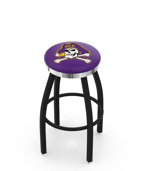 ECU Pirates L8B2BC Backless Bar Stool | ECU Pirates Backless Counter Bar Stool