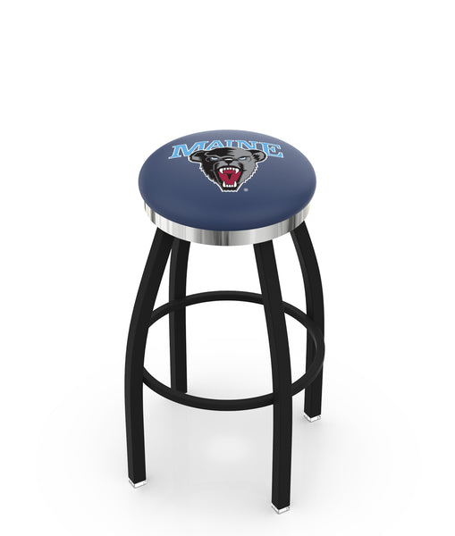 University of Maine Black Bears L8B2C Backless Bar Stool | University of Maine Black Bears Backless Counter Bar Stool