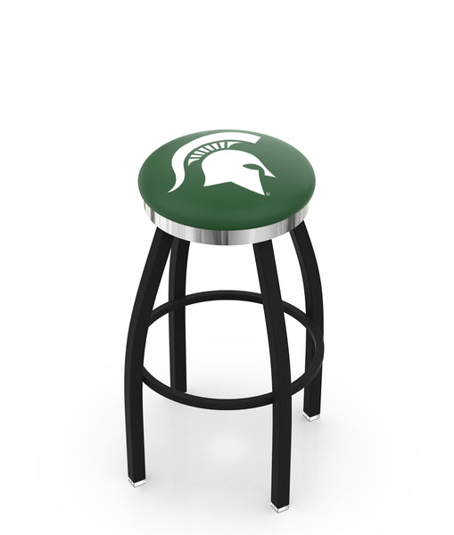 Michigan State University Spartans L8B2C Backless Bar Stool | Michigan State University Spartans Backless Counter Bar Stool