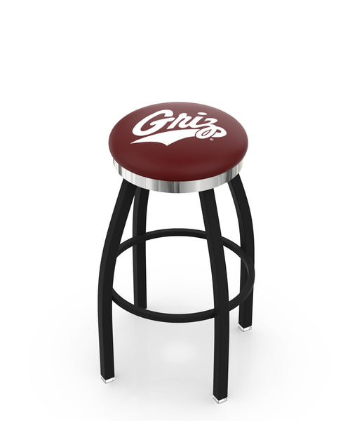 University of Montana Grizzlies L8B2C Backless Bar Stool | University of Montana Grizzlies Backless Counter Bar Stool