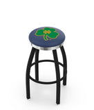 Notre Dame Shamrock L8B2C Backless Bar Stool | Notre Dame Shamrock Backless Counter Bar Stool