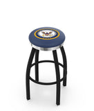 U.S. Navy L8B2C Backless Bar Stool | United States Military Navy Backless Counter Bar Stool