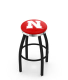 University of Nebraska Cornhuskers L8B2C Backless Bar Stool | University of Nebraska Cornhuskers Backless Counter Bar Stool