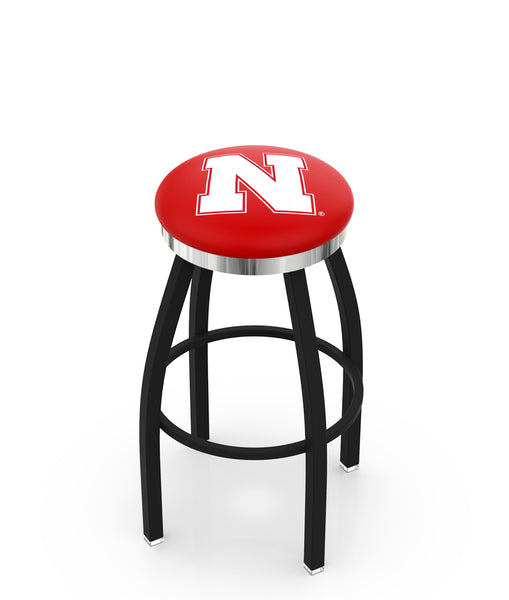 University of Nebraska Cornhuskers L8B2C Backless Bar Stool | University of Nebraska Cornhuskers Backless Counter Bar Stool