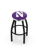 Northwestern University Wildcats L8B2C Backless Bar Stool | Northwestern University Wildcats Backless Counter Bar Stool