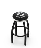 U.S. POW/MIA L8B2C Backless Bar Stool | United States Military POW/MIA Backless Counter Bar Stool