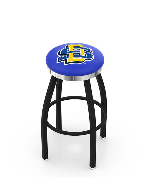 South Dakota State University Black L8B2C Backless Bar Stool | South Dakota State University Backless Counter Bar Stool