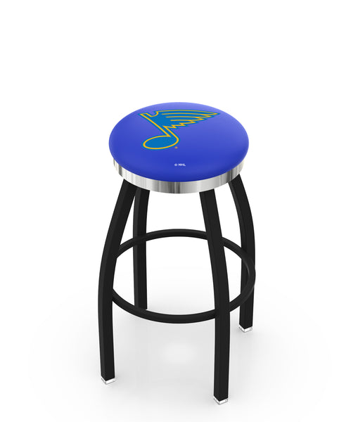 St. Louis Blues L8B2C Backless Bar Stool | St. Louis Blues Backless Counter Bar Stool