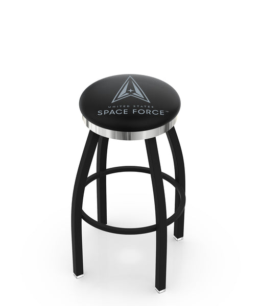 United States Space Force L8B2C Backless Bar Stool | United States Space Force Backless Counter Bar Stool