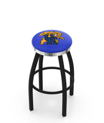 University of Kentucky Wildcats L8B2C Backless Bar Stool | University of Kentucky Wildcats Backless Counter Bar Stool with Cat Logo