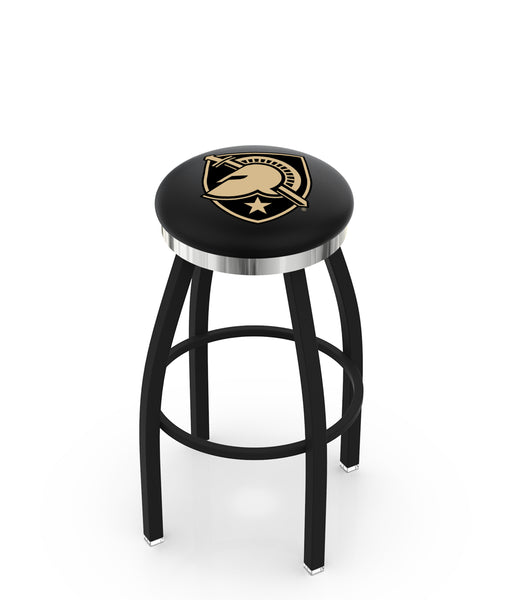 United States Military Academy Black Knights L8B2C Backless Bar Stool | United States Military Academy Black Knights Backless Counter Bar Stool