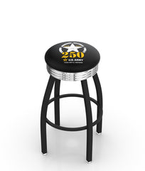 United States Army 250th Anniversary L8B3C Backless Bar Stool | United States Army 250th Anniversary Backless Counter Bar Stool