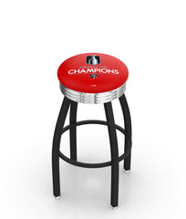 Florida Panthers 2024 Stanley Cup Championship L8B3C Backless Bar Stool | Florida Panthers Stanley Cup Backless Counter Bar Stool