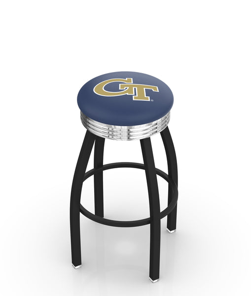 Georgia Tech L8B3C Backless Bar Stool | Georgia Tech Backless Counter Bar Stool