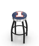 University of Illinois L8B3C Backless Bar Stool | University of Illinois Backless Counter Bar Stool