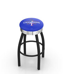 Texas Rangers 2023 World Series Championship L8B3C Backless Bar Stool | Texas Rangers World Series Backless Counter Bar Stool