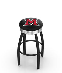 Miami University (OH) L8B3C Backless Bar Stool | Miami University (OH) Backless Counter Bar Stool