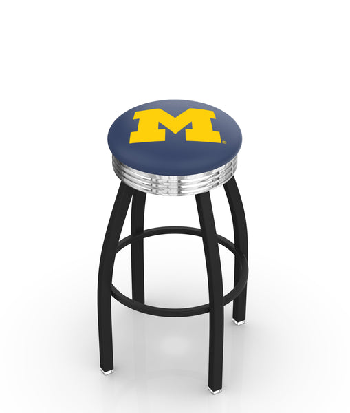 University of Michigan L8B3C Backless Bar Stool | University of Michigan Backless Counter Bar Stool