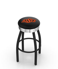 Oklahoma State University L8B3C Backless Bar Stool | Oklahoma State University Backless Counter Bar Stool