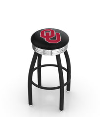 Oklahoma University L8B3C Backless Bar Stool | Oklahoma University Backless Counter Bar Stool