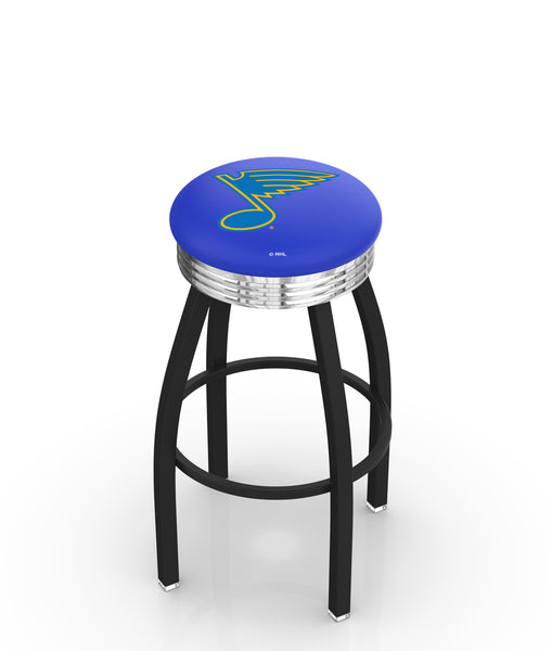 St Louis Blues L8B3C Backless Bar Stool | St Louis Blues Backless Counter Bar Stool