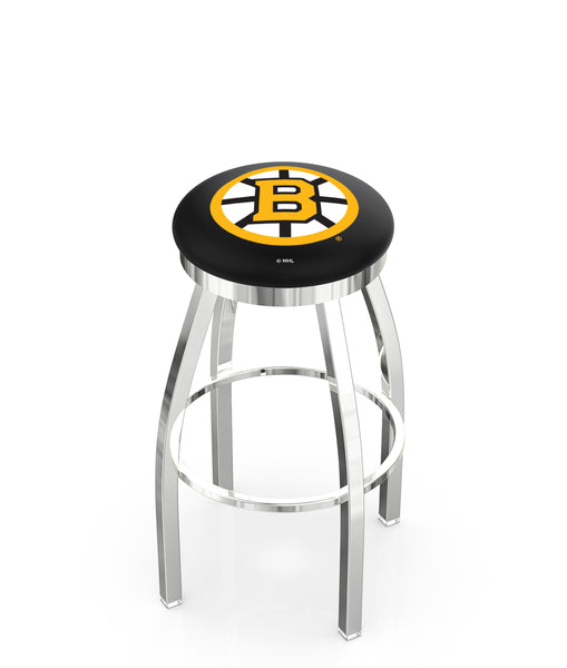 Boston Bruins L8C2C Backless Bar Stool | Boston Bruins Backless Counter Bar Stool