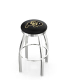 University of Colorado L8C2C Backless Bar Stool | University of Colorado Backless Counter Bar Stool