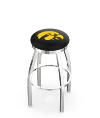 University of Iowa L8C2C Backless Bar Stool | University of Iowa Backless Counter Bar Stool