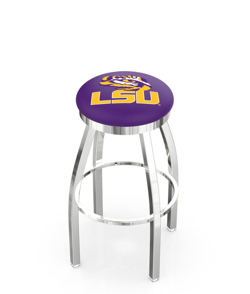 Louisiana State University L8C2C Backless Bar Stool | Louisiana State University Backless Counter Bar Stool