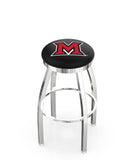 Miami University (OH) L8C2C Backless Bar Stool | Miami University (OH) Backless Counter Bar Stool