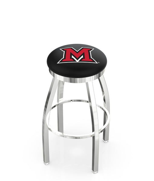 Miami University (OH) L8C2C Backless Bar Stool | Miami University (OH) Backless Counter Bar Stool