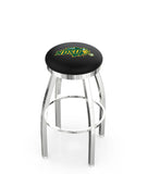 North Dakota State University (Black) L8C2C Backless Bar Stool | North Dakota State University (Black) Backless Counter Bar Stool