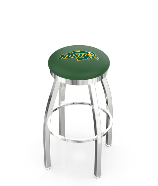 North Dakota State University (Green) L8C2C Backless Bar Stool | North Dakota State University (Green) Backless Counter Bar Stool